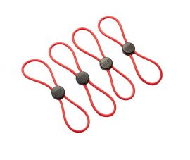 Slider Ties 4pc Set - red