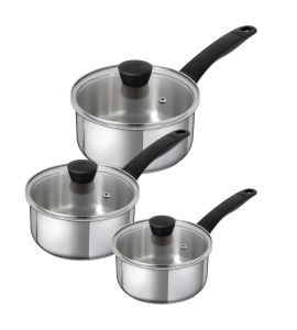 Classic Induction Saucepan 3pc Set