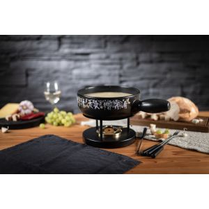 Fondue pot induction Swiss National Day 23cm