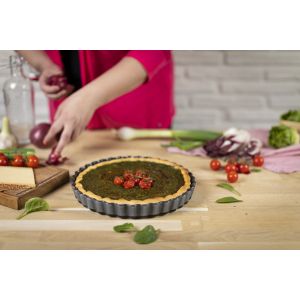 EASY QUICHE & TART GLASS PAN 27CM