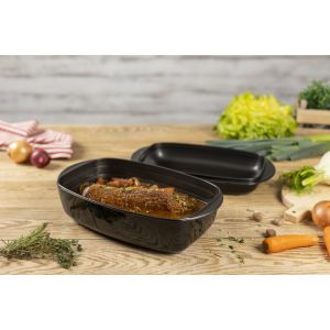 EASY GLASS Roaster Set non-stick coated 4.3L + 2.2L