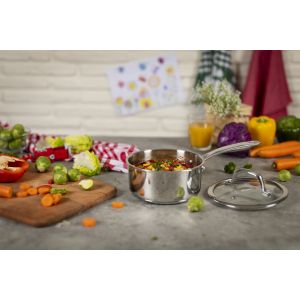 Allround Cookware Set 5pc, Saucepan, Frying pan & Milk pan