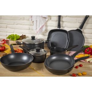 Easy Induction 4pc Cookware & Frying Pan Set  