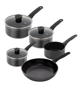 Easy Induction 5pc Cookware & Frying Pan Set 