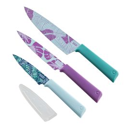 Colori®+ Tropical Leaves 3pc Knife Set
