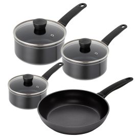 Easy Induction 4pc Cookware & Frying Pan Set  