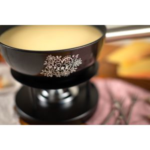Cheese fondue set Alpine Love 22cm