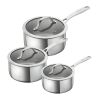 kuhn rikon allround stainless steel saucepan set