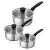 Classic Induction Saucepan 3pc Set