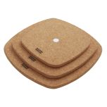 Smart & Compact Cork Trivet Set