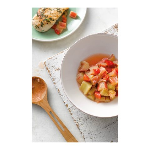 Sweet and Sour Rhubarb Ratatouille